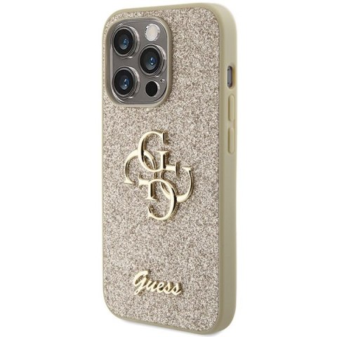 Guess nakładka do iPhone 15 Pro 6,1" GUHCP15LHG4SGD złota HC Fixed Glitter Big 4G CG Mobile SAS Guess nakładka do iPhone 15 Pro 6,1" GUHCP15LHG4SGD złota HC Fixed Glitter Big 4G CG Mobile SAS