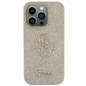 Guess nakładka do iPhone 15 Pro 6,1" GUHCP15LHG4SGD złota HC Fixed Glitter Big 4G CG Mobile SAS
