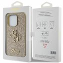 Guess nakładka do iPhone 15 Pro 6,1" GUHCP15LHG4SGD złota HC Fixed Glitter Big 4G CG Mobile SAS