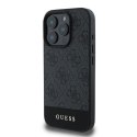 Guess nakładka do iPhone 16 Pro 6,3" GUHCP16LG4GLGR szara hardcase 4G Bottom Stripe CG Mobile SAS