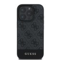 Guess nakładka do iPhone 16 Pro 6,3" GUHCP16LG4GLGR szara hardcase 4G Bottom Stripe CG Mobile SAS