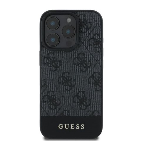 Guess nakładka do iPhone 16 Pro 6,3" GUHCP16LG4GLGR szara hardcase 4G Bottom Stripe CG Mobile SAS Guess nakładka do iPhone 16 Pro 6,3" GUHCP16LG4GLGR szara hardcase 4G Bottom Stripe CG Mobile SAS