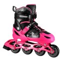 NA18137A ŁYŻWOROLKI ROXY RÓŻOWE ROZM.L (39-42) NILS EXTREME NILS EXTREME