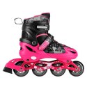 NA18137A ŁYŻWOROLKI ROXY RÓŻOWE ROZM.L (39-42) NILS EXTREME NILS EXTREME
