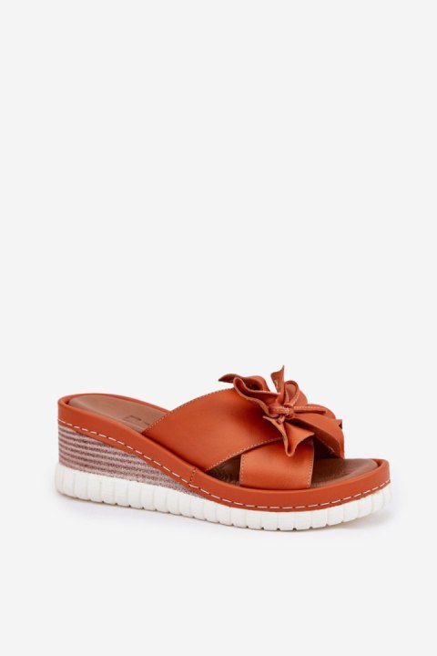 Sandał Klapki Model Artiker 52C0505 Orange - Step in style Sandał Klapki Model Artiker 52C0505 Orange - Step in style