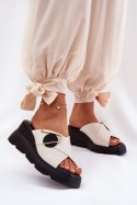 Sandał Klapki Model Artiker 56C1585 Beige - Step in style