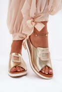 Sandał Klapki Model Artiker 56C2146 Gold - Step in style
