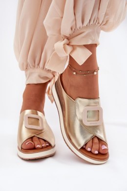 Sandał Klapki Model Artiker 56C2146 Gold - Step in style