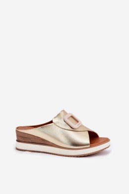 Sandał Klapki Model Artiker 56C2146 Gold - Step in style