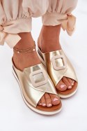 Sandał Klapki Model Artiker 56C2146 Gold - Step in style