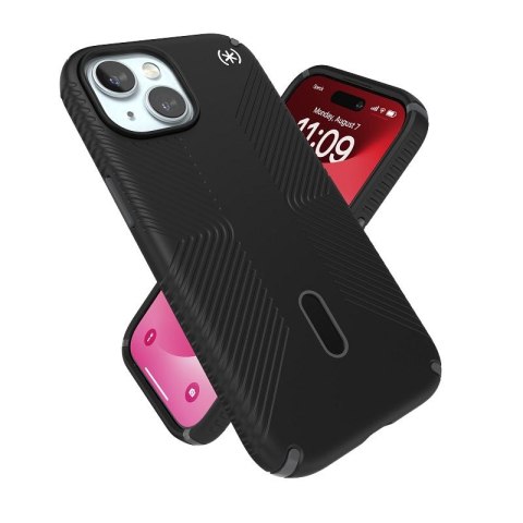 Speck Presidio2 Grip ClickLock & MagSafe - Etui iPhone 16e / iPhone 15 / iPhone 14 / iPhone 13 (Black) Speck Speck Presidio2 Grip ClickLock & MagSafe - Etui iPhone 16e / iPhone 15 / iPhone 14 / iPhone 13 (Black) Speck