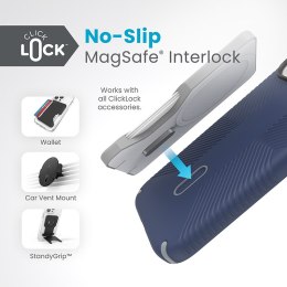 Speck Presidio2 Grip ClickLock & MagSafe - Etui iPhone 16e / iPhone 15 / iPhone 14 / iPhone 13 (Coastal Blue / Dust Grey / White Speck