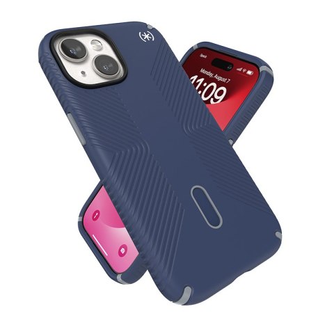 Speck Presidio2 Grip ClickLock & MagSafe - Etui iPhone 16e / iPhone 15 / iPhone 14 / iPhone 13 (Coastal Blue / Dust Grey / White Speck Speck Presidio2 Grip ClickLock & MagSafe - Etui iPhone 16e / iPhone 15 / iPhone 14 / iPhone 13 (Coastal Blue / Dust Grey / White Speck