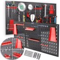 Tablica warsztatowa narzędziowa perforowana 120x60 cm komplet 25 uchwytów E-hurtownia