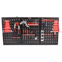 Tablica warsztatowa narzędziowa perforowana 120x60 cm komplet 25 uchwytów E-hurtownia