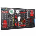Tablica warsztatowa narzędziowa perforowana 120x60 cm komplet 25 uchwytów E-hurtownia