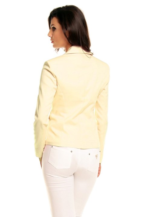 Żakiet Model 03 Light Yellow - Cabba Żakiet Model 03 Light Yellow - Cabba