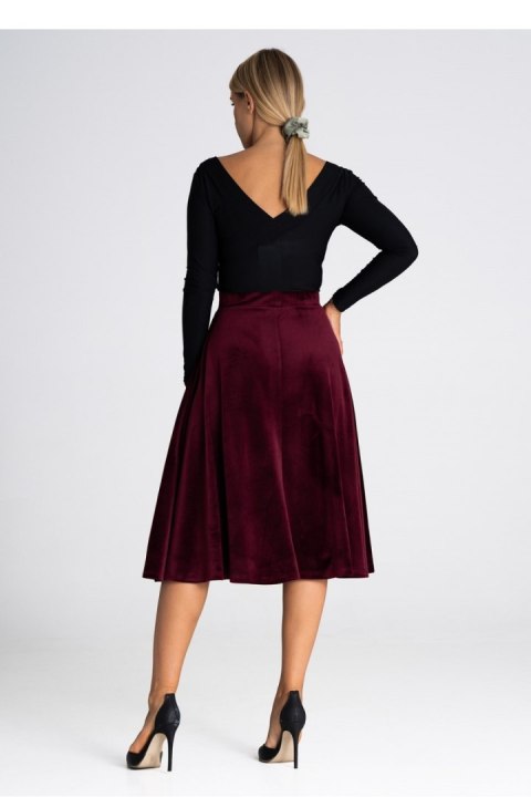Spódnica Model M964 Bordo - Figl Spódnica Model M964 Bordo - Figl
