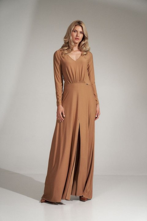 Sukienka Model M727 Beige - Figl Sukienka Model M727 Beige - Figl