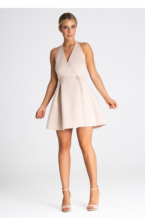 Sukienka Model M977 Beige - Figl Sukienka Model M977 Beige - Figl