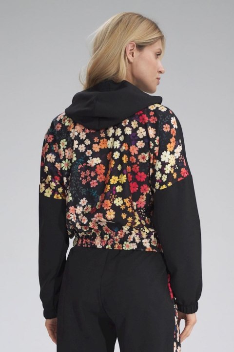 Bluza Damska Model M757 Black/Wzór 122 - Figl Bluza Damska Model M757 Black/Wzór 122 - Figl