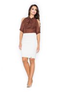 Bluzka Model M113 Brown - Figl