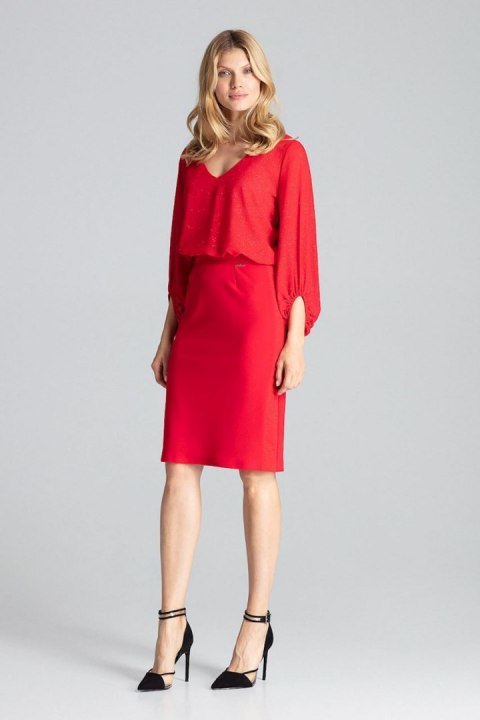 Spódnica Model M688 Red - Figl Spódnica Model M688 Red - Figl