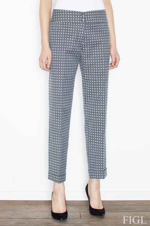Spodnie Damskie Model M438 Grey - Figl Spodnie Damskie Model M438 Grey - Figl