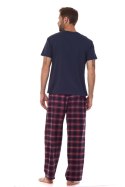 Piżama Męska Model Ben PD 2473 Dark Blue - L&L collection