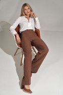 Spodnie Damskie Model M721 Brown - Figl