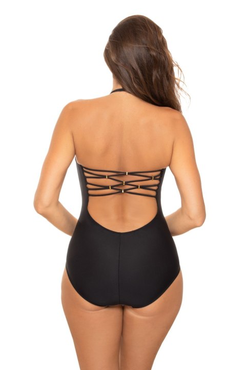 Jednoczęściowy strój kąpielowy Kostium kąpielowy Model Rada M-654 Milk/Black - Marko Jednoczęściowy strój kąpielowy Kostium kąpielowy Model Rada M-654 Milk/Black - Marko