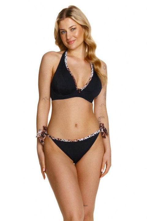 Kostium dwuczęściowy Biustonosz kąpielowy Bralet Model Irbis Black - Lupo Line Kostium dwuczęściowy Biustonosz kąpielowy Bralet Model Irbis Black - Lupo Line