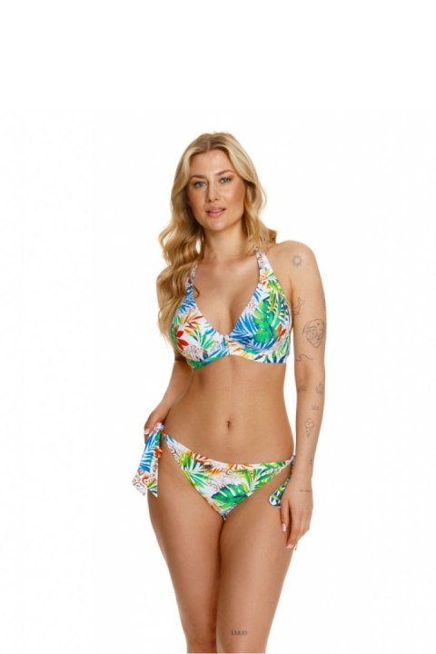 Kostium dwuczęściowy Biustonosz kąpielowy Bralet Model Papaya Multicolor - Lupo Line Kostium dwuczęściowy Biustonosz kąpielowy Bralet Model Papaya Multicolor - Lupo Line