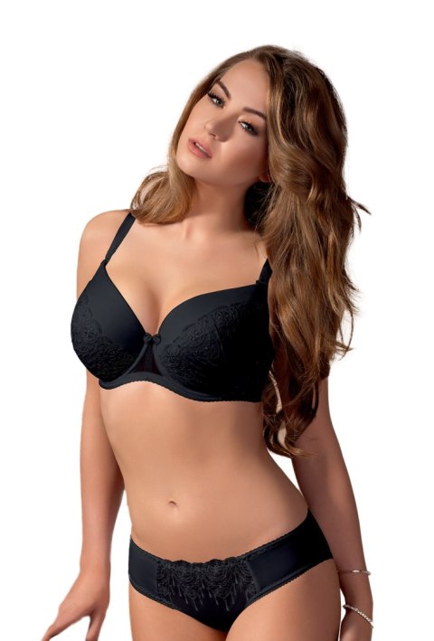 Biustonosz push up Biustonosz Usztywniany Model VB-202 Black - Vena Biustonosz push up Biustonosz Usztywniany Model VB-202 Black - Vena