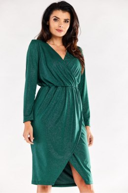 Sukienka Model A548 Bottle Green - awama Hurtownia odzieży on-line, moda damska, bielizna i obuwie dla kobiet - Matterhorn.pl