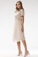 Sukienka Model A689 Beige - awama