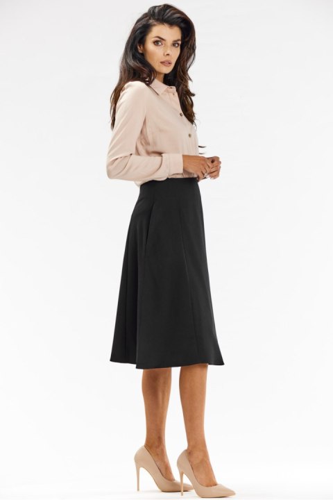 Spódnica Model A673 Black - awama Spódnica Model A673 Black - awama