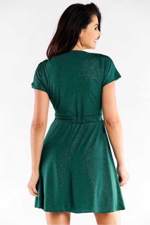 Sukienka Model A558 Bottle Green - awama Sukienka Model A558 Bottle Green - awama