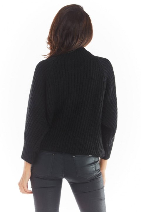 Sweter Damski Model A389 Black - awama Sweter Damski Model A389 Black - awama