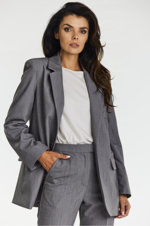 Żakiet Model A676 Grey - awama Żakiet Model A676 Grey - awama